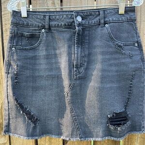 Dark Was Denim Skirt 10